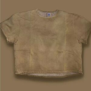 Yeezy fleece yoke tee - Bronze - Men's Size XS
